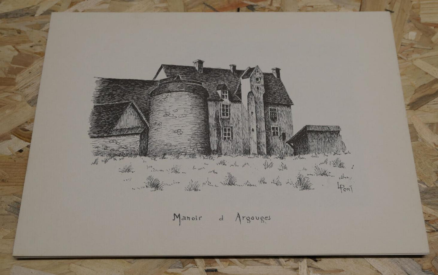 24 DESSINS DE LOUIS PONT SUR BAYEUX ET LE BESSIN / HEIMDAL NORMANDIE CALVADOS