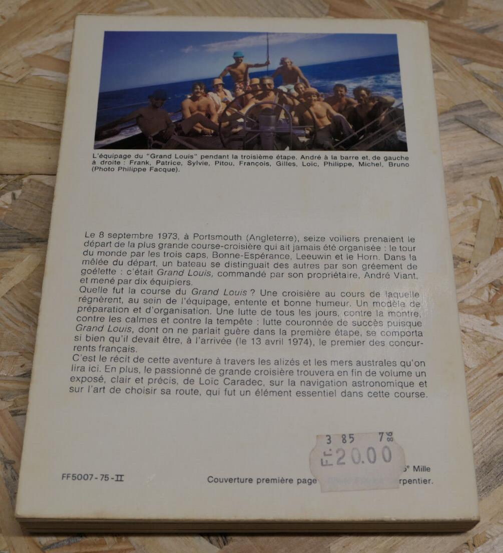 LA COURSE DU GRAND LOUIS / AVENTURE MARINE BATEAU CROISIERE TOUR DU MONDE / 1975