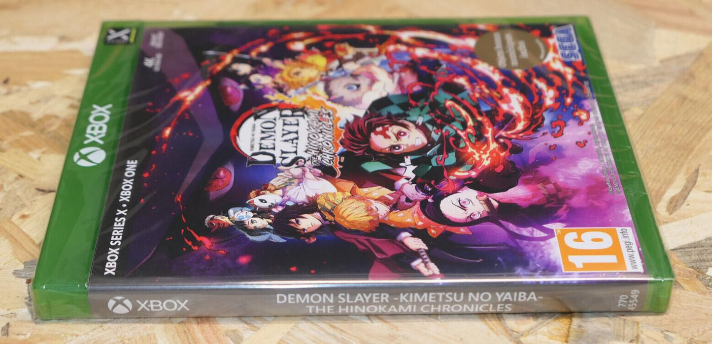 JEU XBOX / DEMON SLAYER / KIMETSU NO YAIBA / THE HINOKAMI CHRONICLES / NEUF