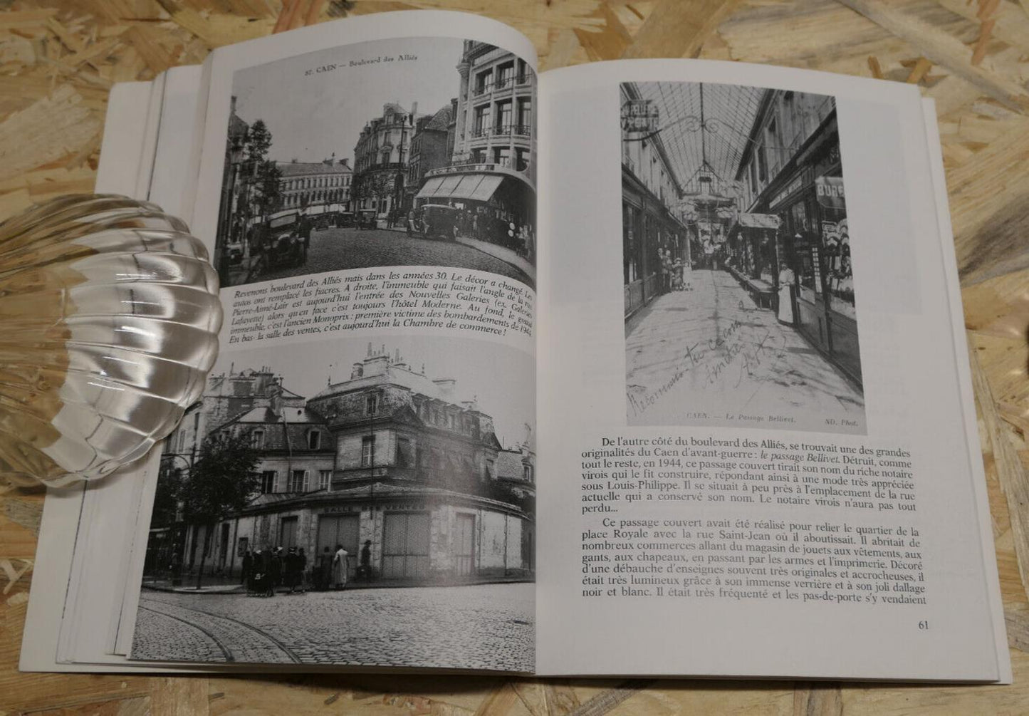 LE VIEUX CAEN D'AUTREFOIS / HISTOIRE PHOTOS NORMANDIE CALVADOS 1991