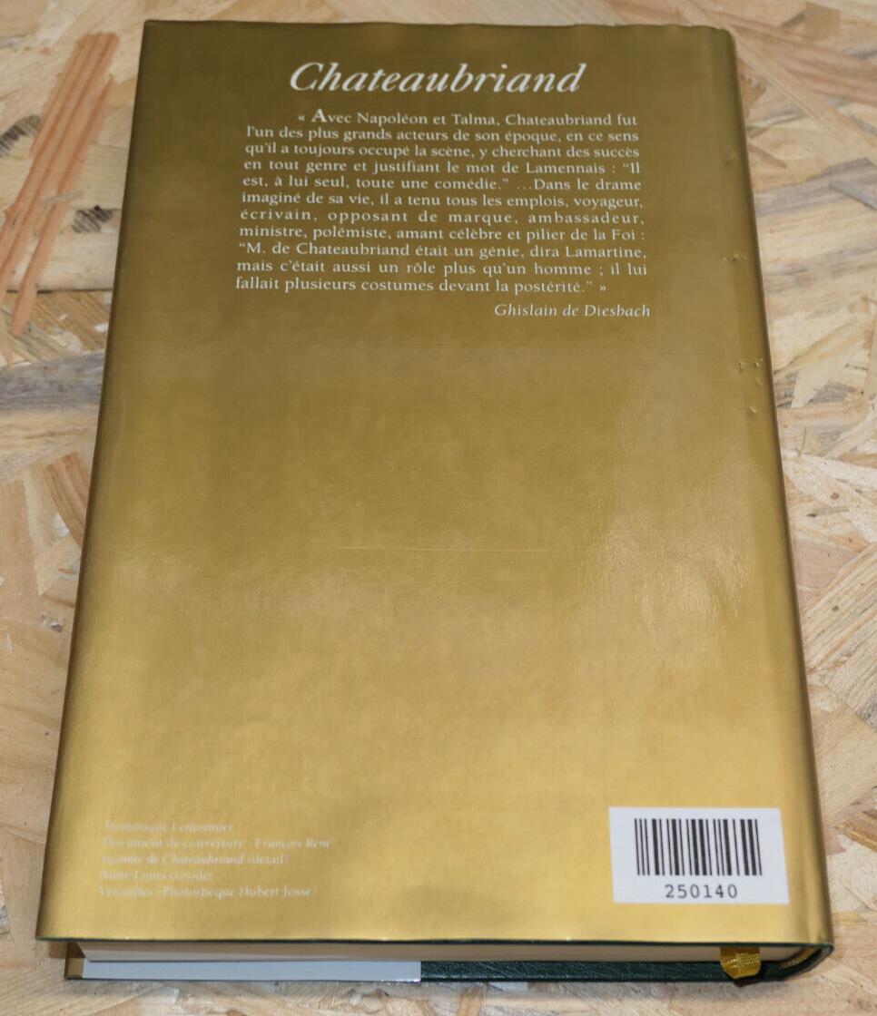 CHATEAUBRIAND / GHISLAIN DE DIESBACH / FRANCE LOISIRS 1997