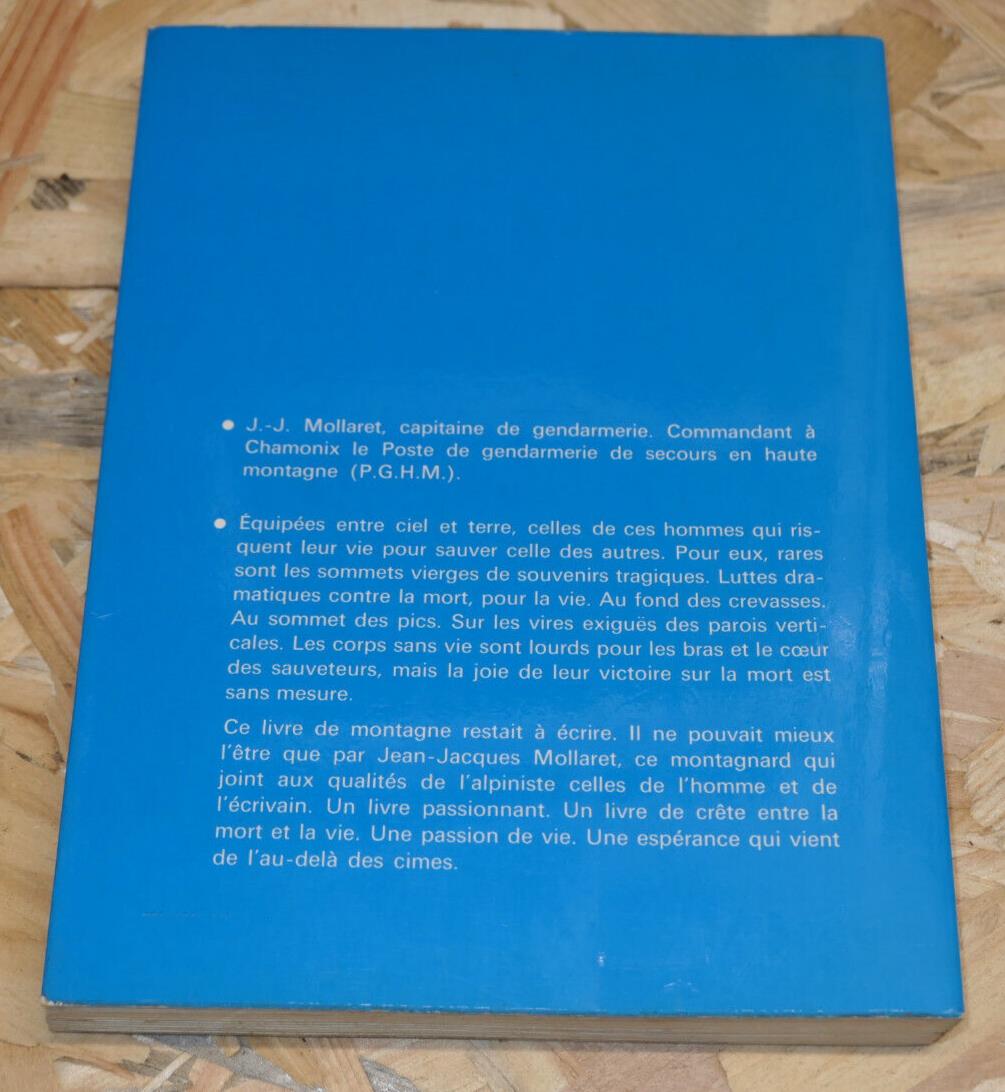 AU-DELA DES CIMES / J.-J. MOLLARET / CERF 1974 / MONTAGNE SECOURS PHOTOS