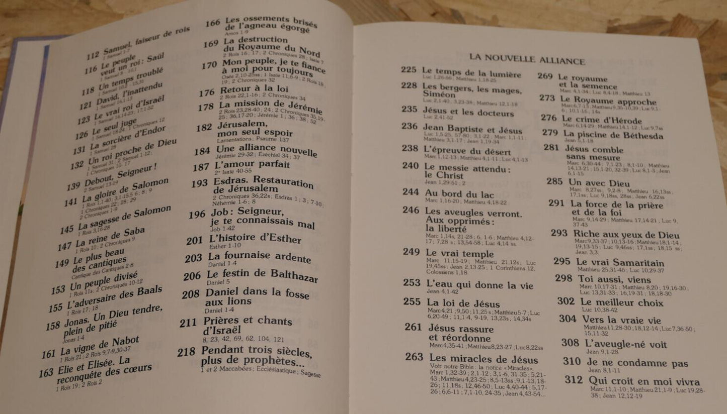 LA BIBLE MAME DES JEUNES / ANCIEN ET NOUVEAU TESTAMENT RELIGION CATHOLICISME