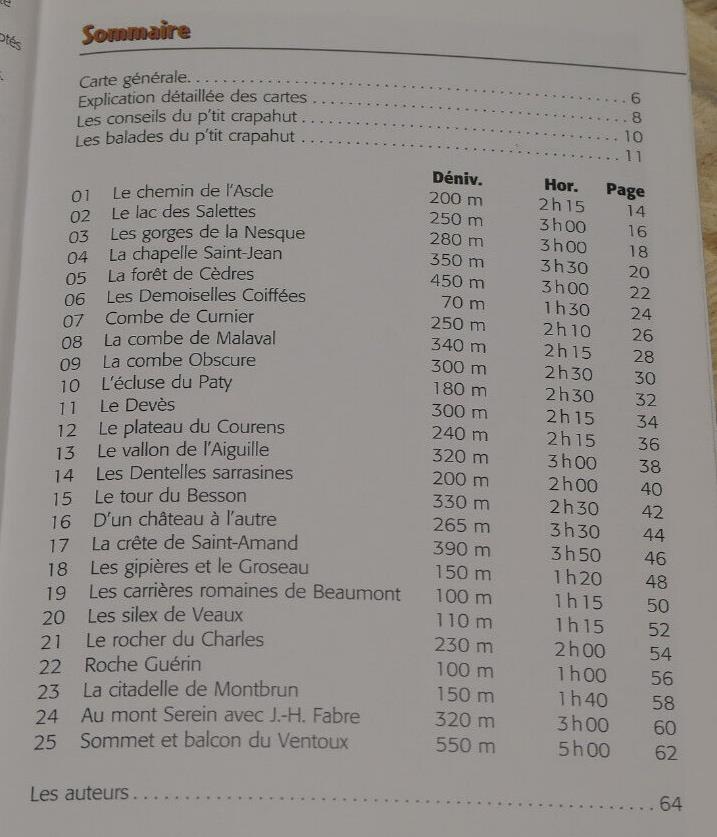 PAYS DU VENTOUX ET DENTELLES DE MONTMIRAIL / 25 BALADES ITINERAIRES CARTES