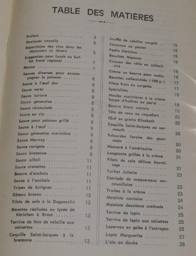 SPECIALITES DE BRETAGNE PAR DONATIEN BOUCHE / RECETTES CUISINE GASTRONOMIE
