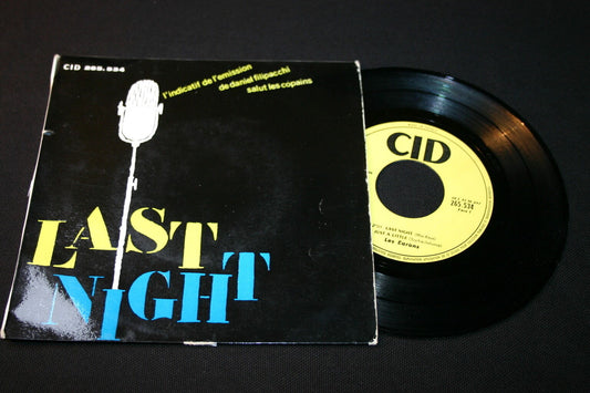 LES BARONS / THE BARONS   RARE EP 45T 7"   LAST NIGHT   SALUT LES COPAINS SLC
