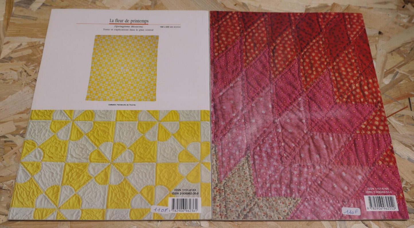 PATCHWORKS TRADITIONNELS VOLUMES 1 & 2 / NICOLE BOISSEAU / DIY COUTURE TISSUS