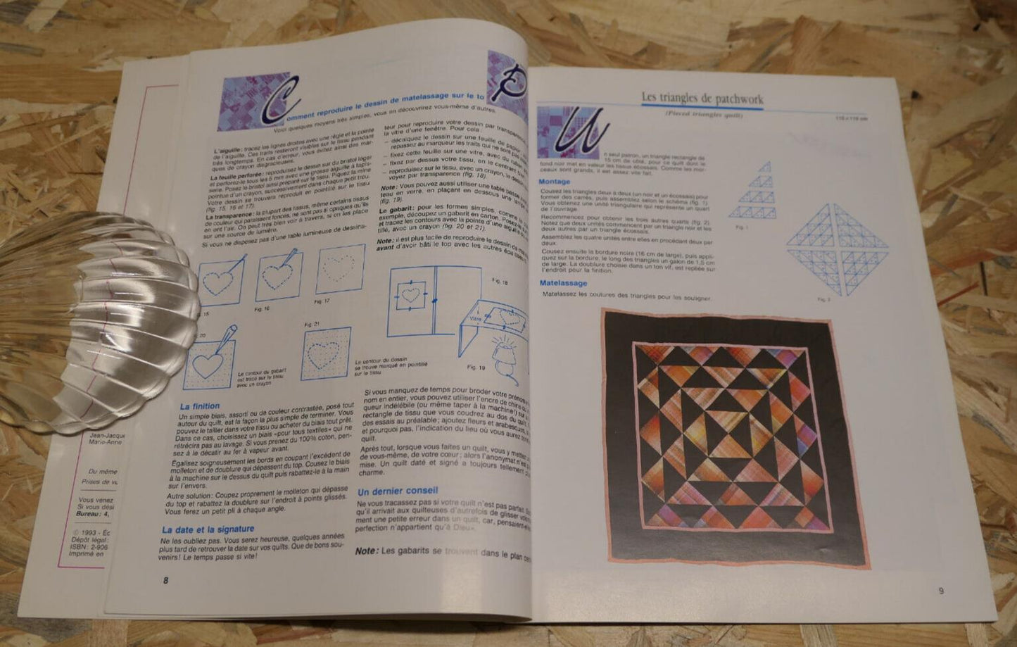 PATCHWORKS TRADITIONNELS VOLUMES 1 & 2 / NICOLE BOISSEAU / DIY COUTURE TISSUS