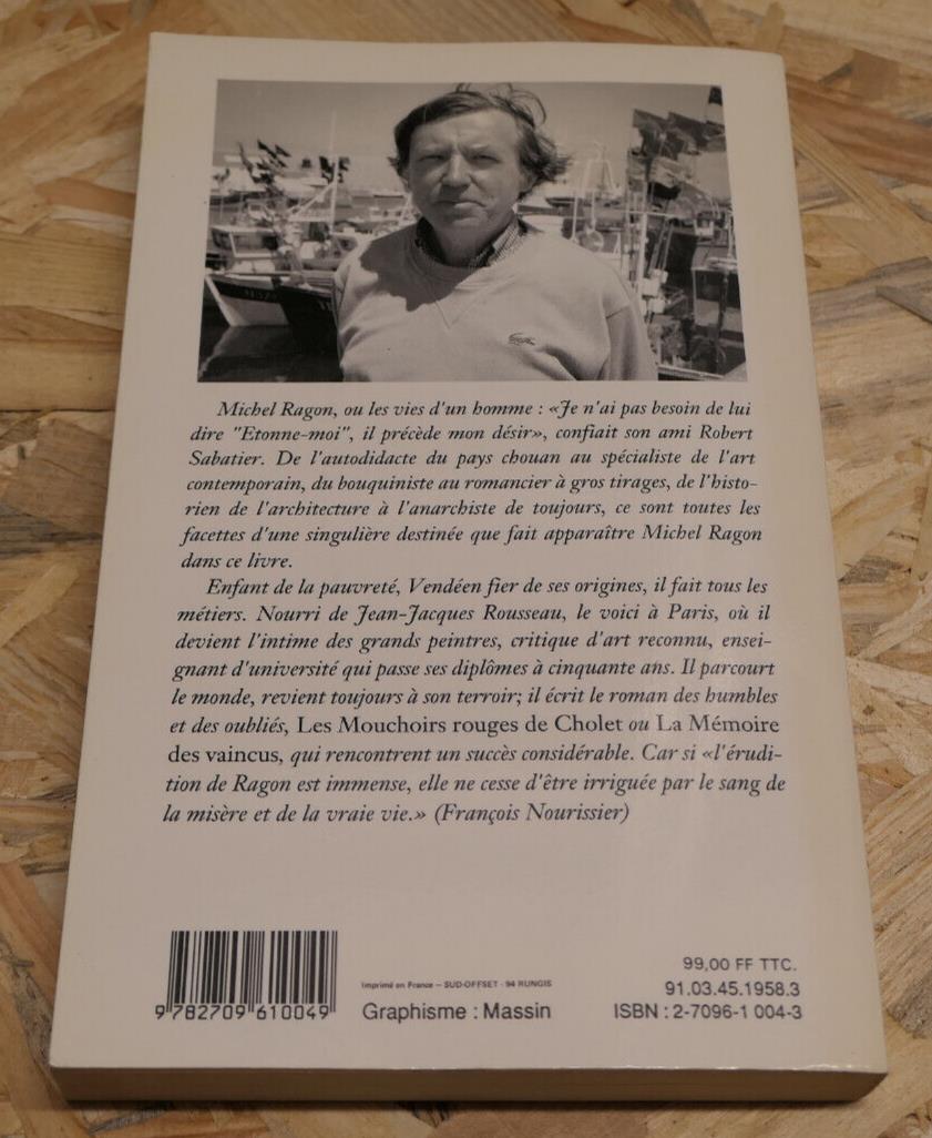J'EN AI CONNU DES EQUIPAGES / MICHEL RAGON ENTRETIEN AVEC CLAUDE GLAYMAN / 1991