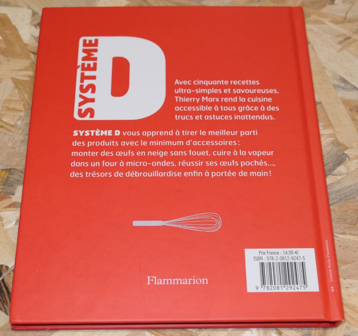 THIERRY MARX / SYSTEME D / RECETTES FACILES CUISINE TRUCS & ASTUCES PETIT BUDGET