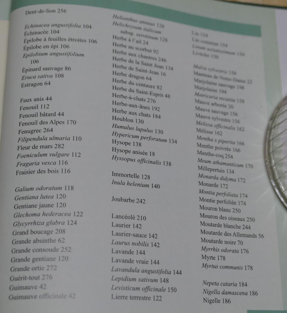LEXIGUIDE DES HERBES ET PLANTES AROMATIQUES / BOTANIQUE CONSEILS RECETTES / 2007
