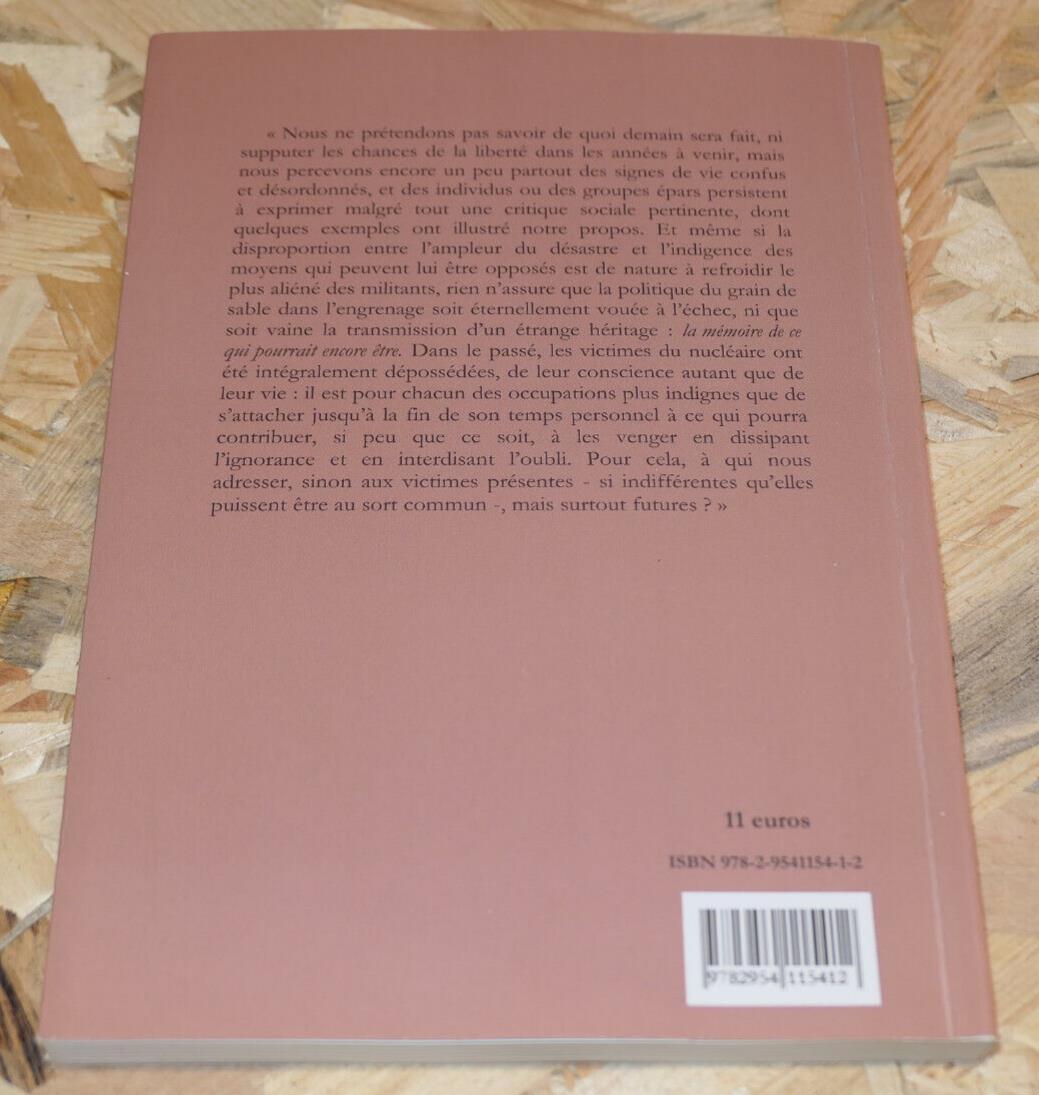LE GOUVERNEMENT PAR LA PEUR AU TEMPS DES CATASTROPHES / EDITIONS DE LA ROUE 2013