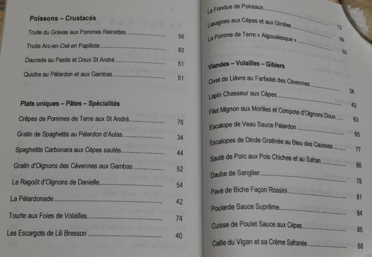 LES BONNES RECETTES CEVENOLES / PAUL PARIENTE / GASTRONOMIE TERROIR CEVENNES