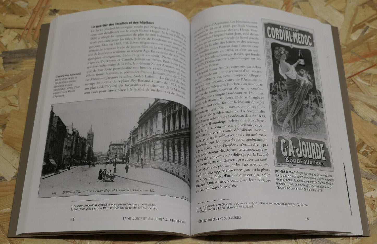 LA VIE D'AUTREFOIS A BORDEAUX ET EN GIRONDE / HISTOIRE PHOTOS CARTES POSTALES