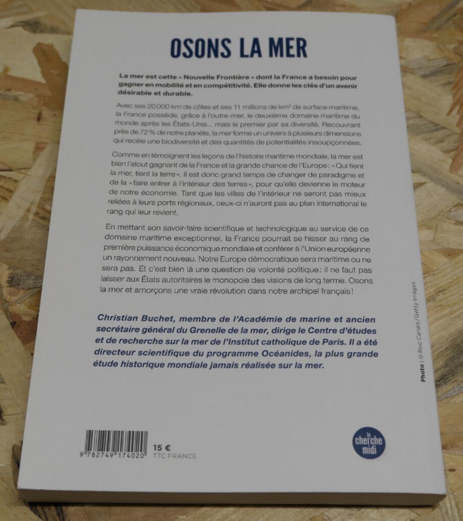 OSONS LA MER / CHRISTIAN BUCHET / BIODIVERSITE ECONOMIE MARINE SCIENCE / 2022