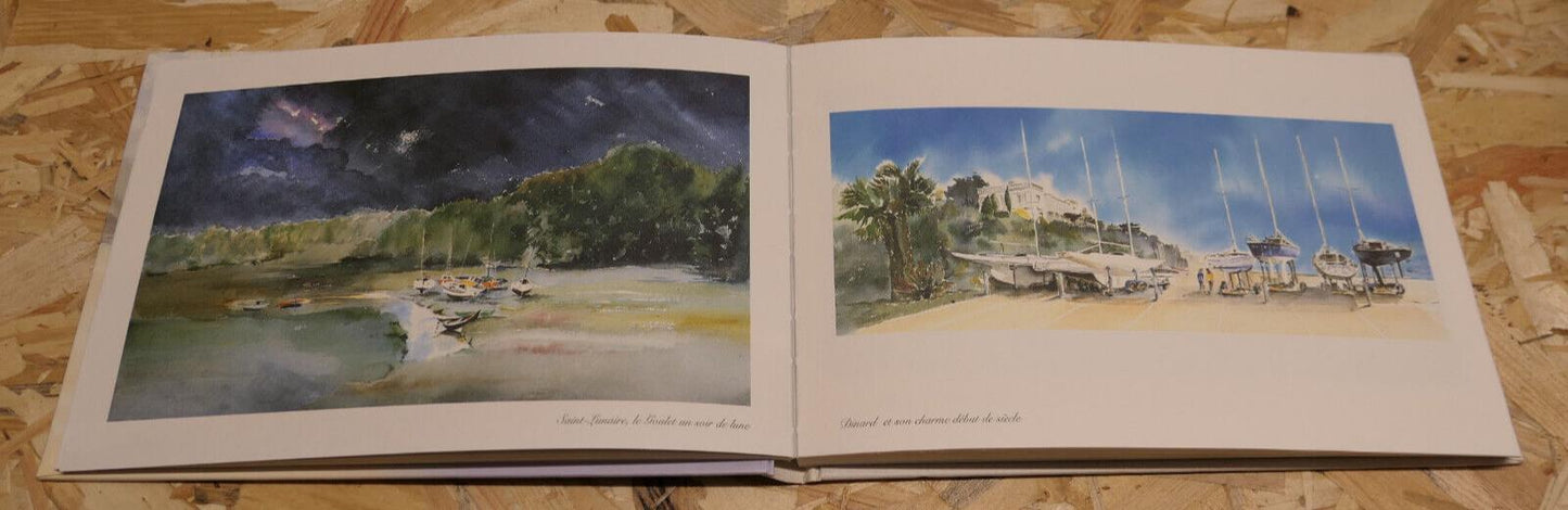 PORTS ET MOUILLAGES EN BRETAGNE / ART PEINTURE MER MARINE / OUEST-FRANCE 1998