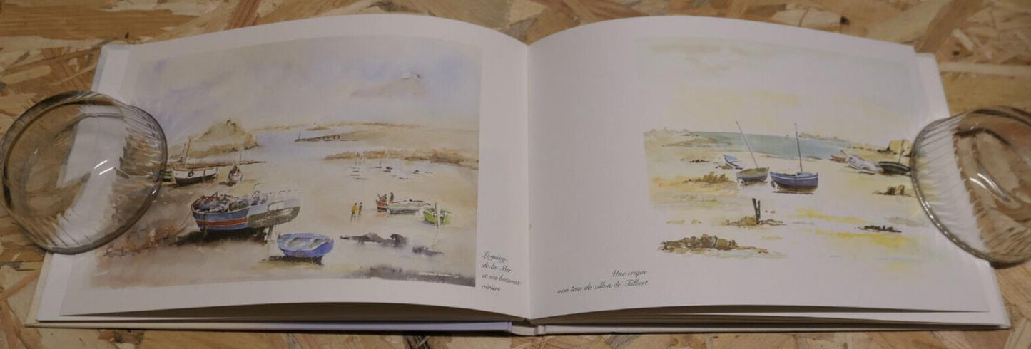 PORTS ET MOUILLAGES EN BRETAGNE / ART PEINTURE MER MARINE / OUEST-FRANCE 1998