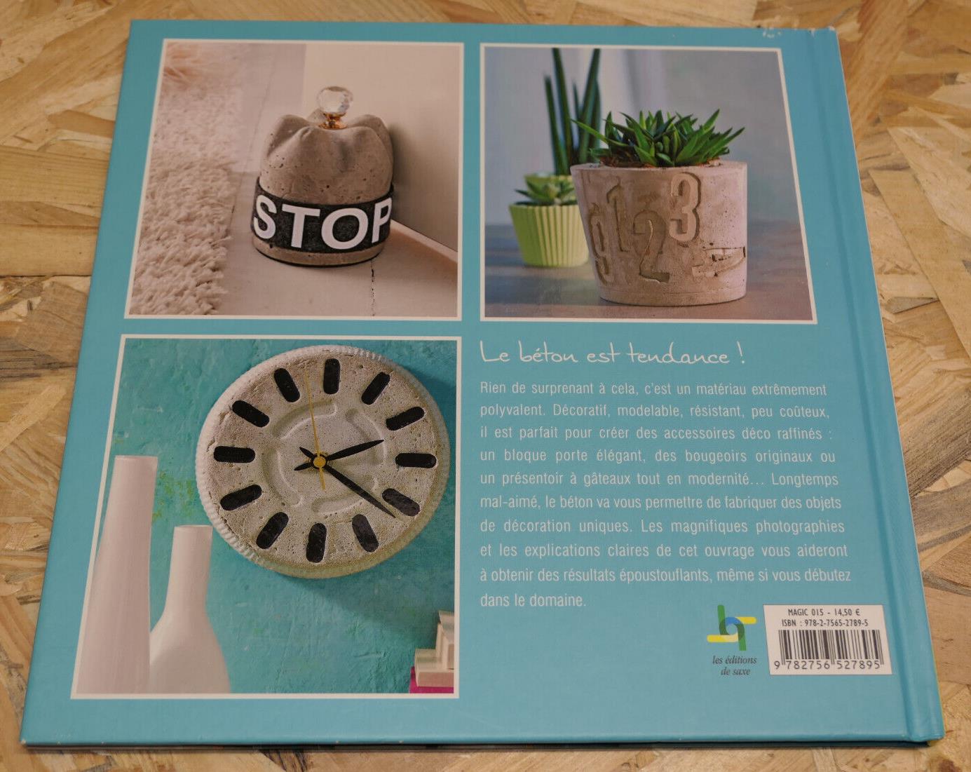 OBJETS DECO EN BETON A FAIRE SOI-MEME / DECORATION DIY GUIDE PHOTOS / 2016