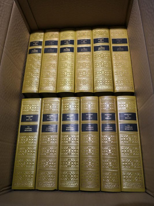 HONORE DE BALZAC / LA COMEDIE HUMAINE / LOT DE 18 VOLUMES / EDITIONS RENCONTRE