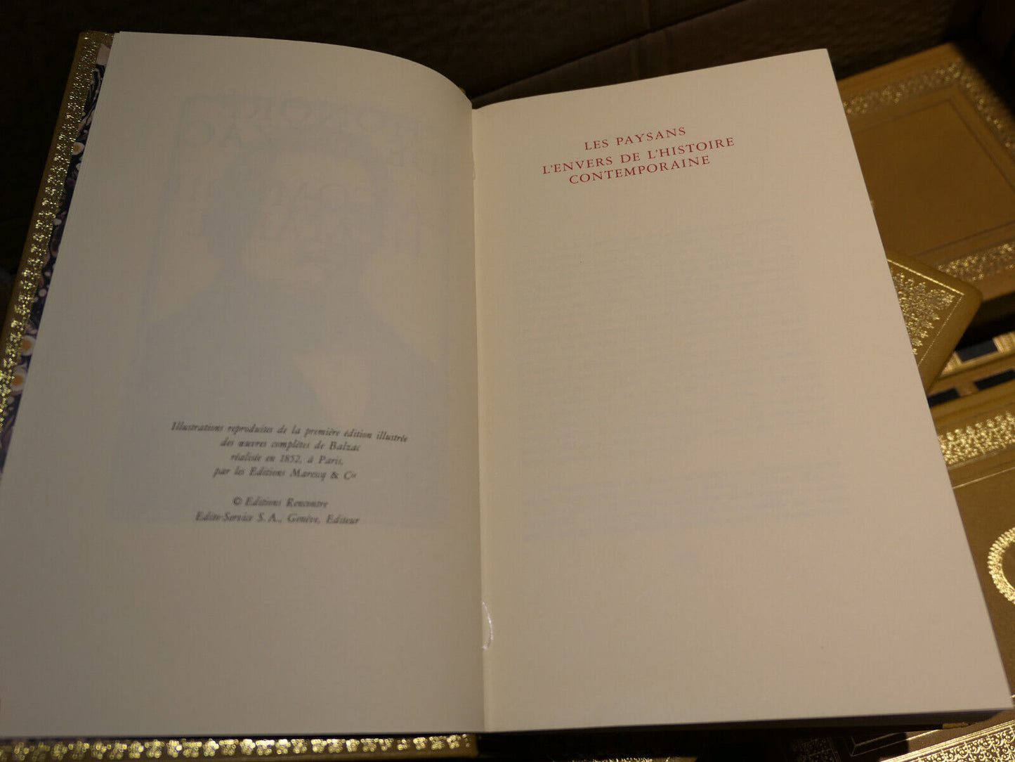 HONORE DE BALZAC / LA COMEDIE HUMAINE / LOT DE 18 VOLUMES / EDITIONS RENCONTRE