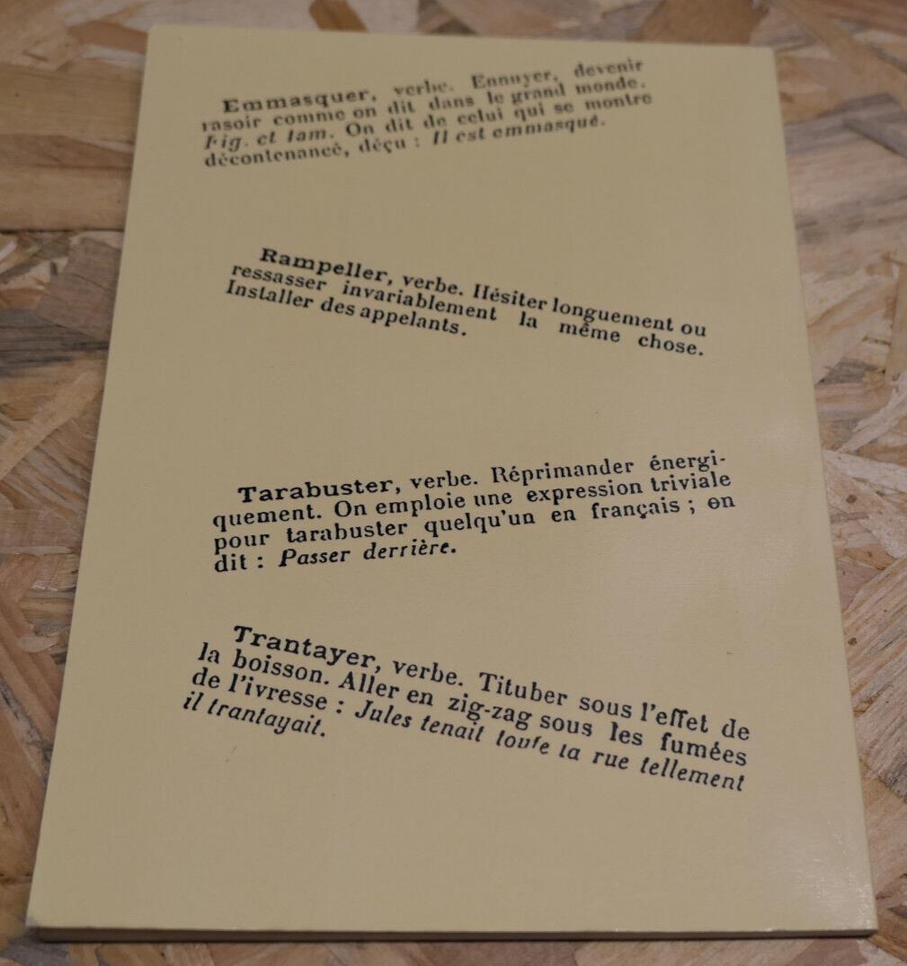 Petit Vocabulaire Local À L'Usage Des Gens Du Midi - Joblot - Lacour 1989