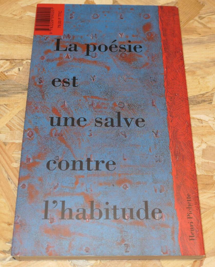Paroles Des Poètes D'Aujourd'hui / Albin Michel 1997 / Poésie