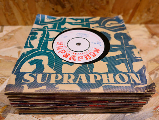 SUPRAPHON - Lot De 28 Disques Vinyles 45T 45RPM 7" Vintage 60's Records