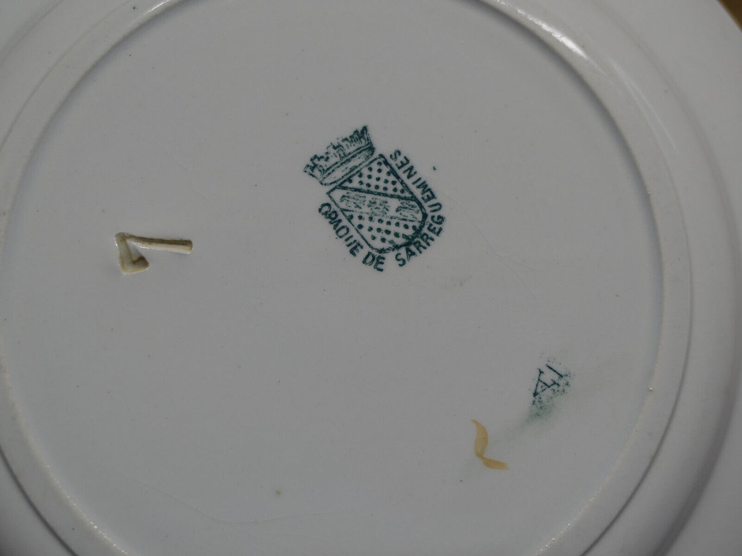 Assiette À Dessert Faïence Opaque De Sarreguemines - Lot de 4
