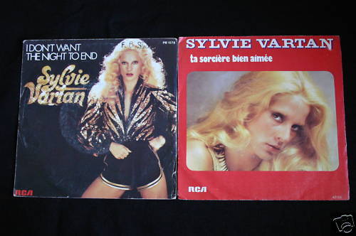 Sylvie Vartan   Lot de 2 SP 45T 7"