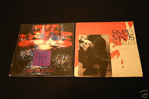 Simple Minds   Lot de 2 SP 45T