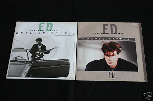 Etienne Daho   Lot de 2 SP 45T