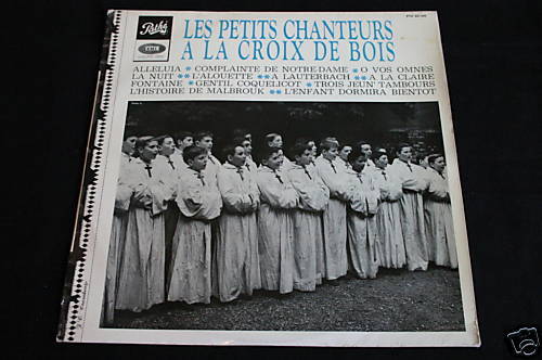 Les Petits Chanteurs à la Croix de Bois   LP 33T