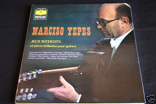 Narciso Yepes   LP 33T 12"   Jeux Interdits   1979