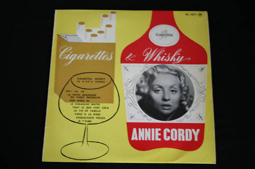 Annie Cordy   LP 33T 25 cm   Cigarettes & Whisky   1957