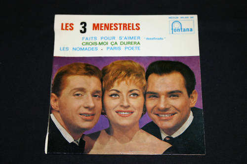 Les 3 Ménestrels   EP 45T 7"   Faits pour s'aimer  1962