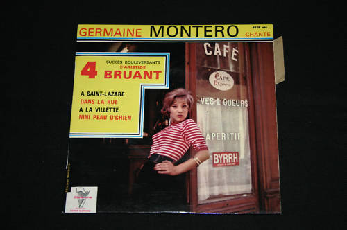 Germaine Montero   EP 45T 7"   Chante Bruant   1965