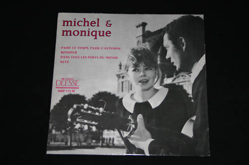 Michel et Monique   EP 45T   Bonheur   1968   DEDICACE