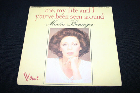 MACHA BERANGER   SP 45T 7"   ME, MY LIFE AND I   1975