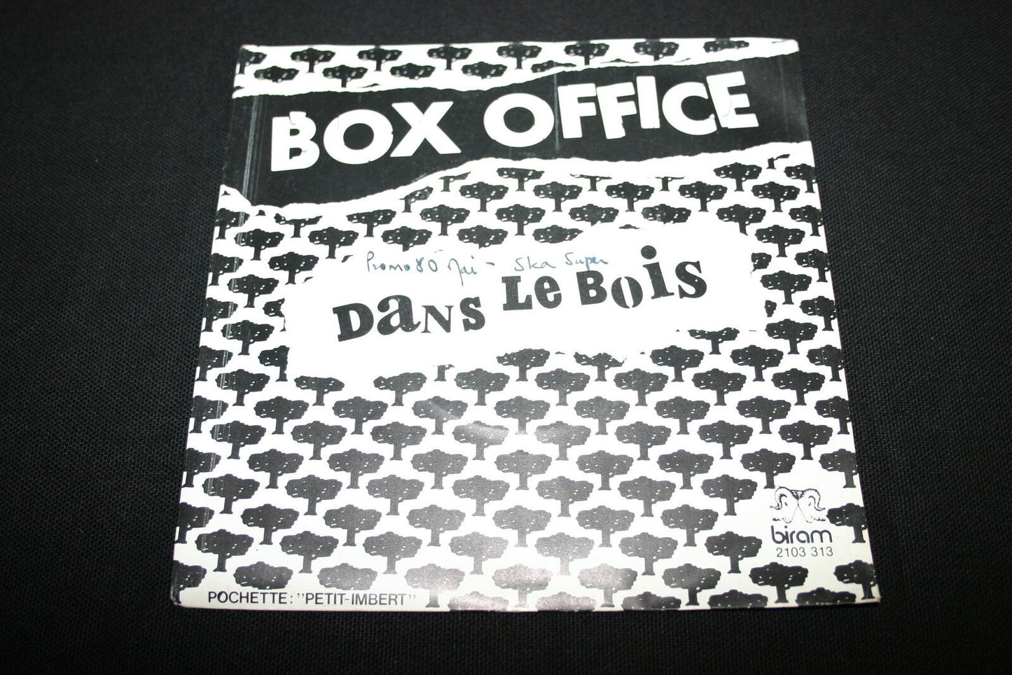 BOX OFFICE   SP 45T 7"   DANS LE BOIS   1980