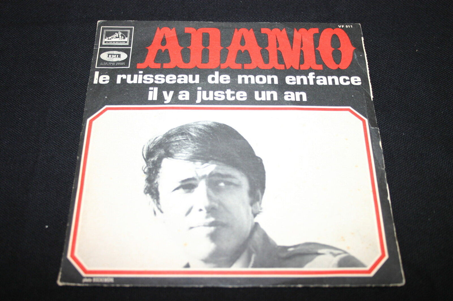 ADAMO   SP 45T 7"   LE RUISSEAU DE MON ENFANCE