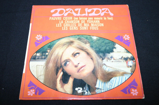 DALIDA   EP 45T 7"   PAUVRE COEUR