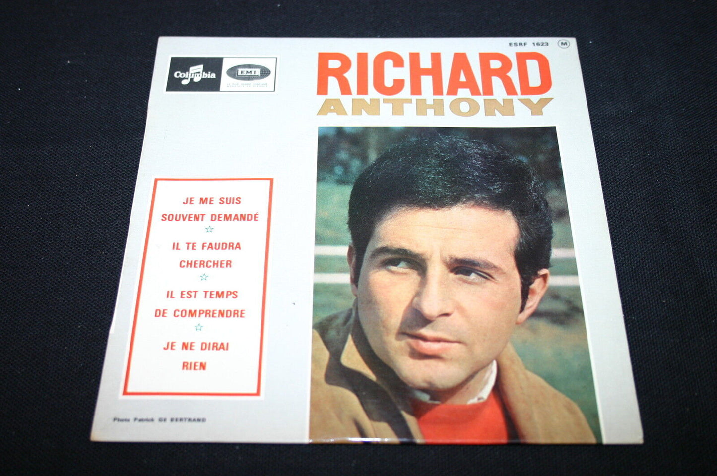 RICHARD ANTHONY   EP 45T 7"   JE ME SUIS SOUVENT DEMANDE
