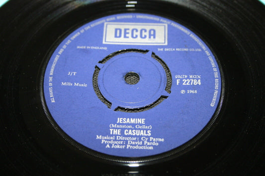 THE CASUALS   SP 45T 7"   JESAMINE / I'VE GOT SOMETHING TOO   UK   1968