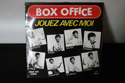 BOX OFFICE   MAXI 45T 12"   JOUEZ AVEC MOI   1981