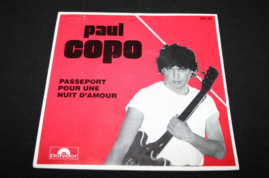 PAUL COPO   SP 45T 7"   PASSEPORT POUR UNE NUIT D'AMOUR   1982