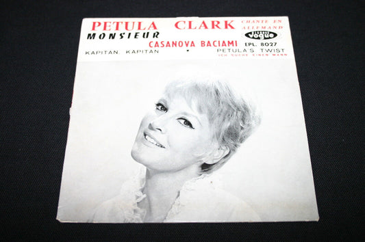 PETULA CLARK   EP 45T 7"   MONSIEUR   EPL 8027