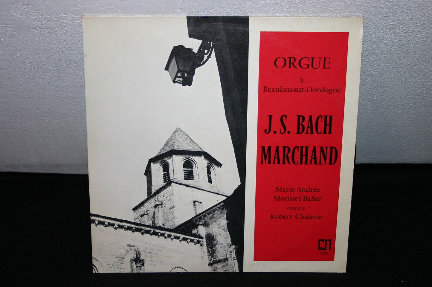 J.S. BACH   LOUIS MARCHAND   LP 33T 12"   ORGUE A BEAULIEU-SUR-DORDOGNE