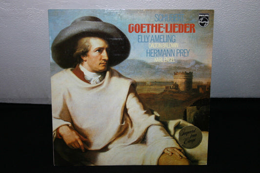 SCHUBERT   GOETHE - LIEDER   LP 33T 12"   AMELING / BALDWIN / PREY / ENGEL