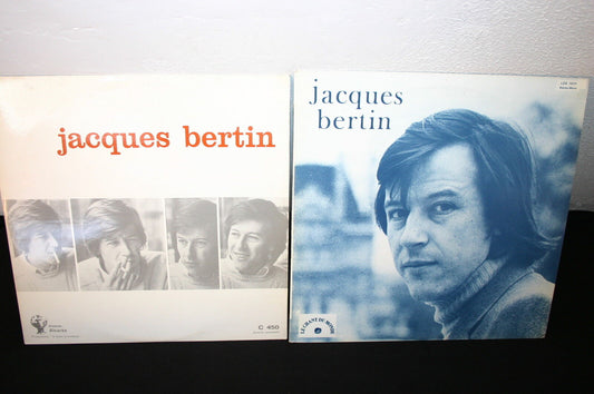 JACQUES BERTIN   LOT DE 2 LP 33T 12"
