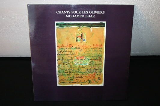 MOHAMED BHAR   LP 33T 12"   CHANTS POUR LES OLIVIERS